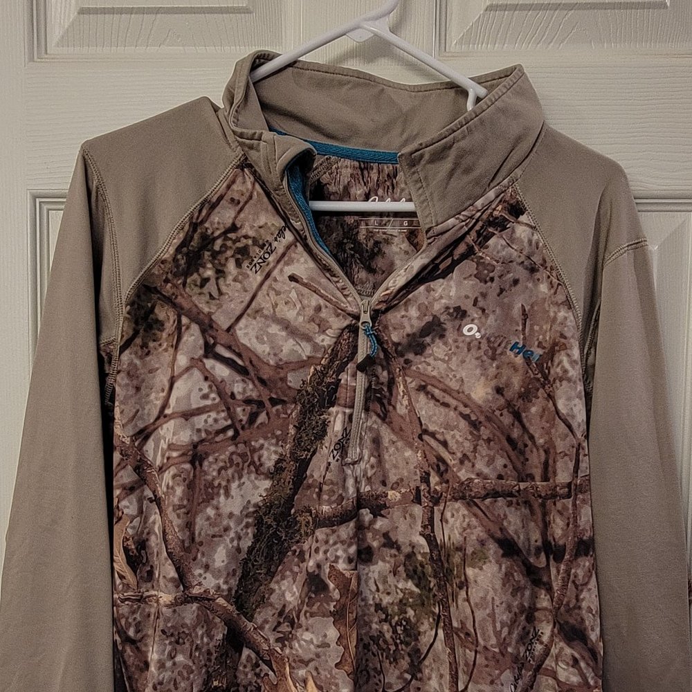 Camo quarter zip outfitHer